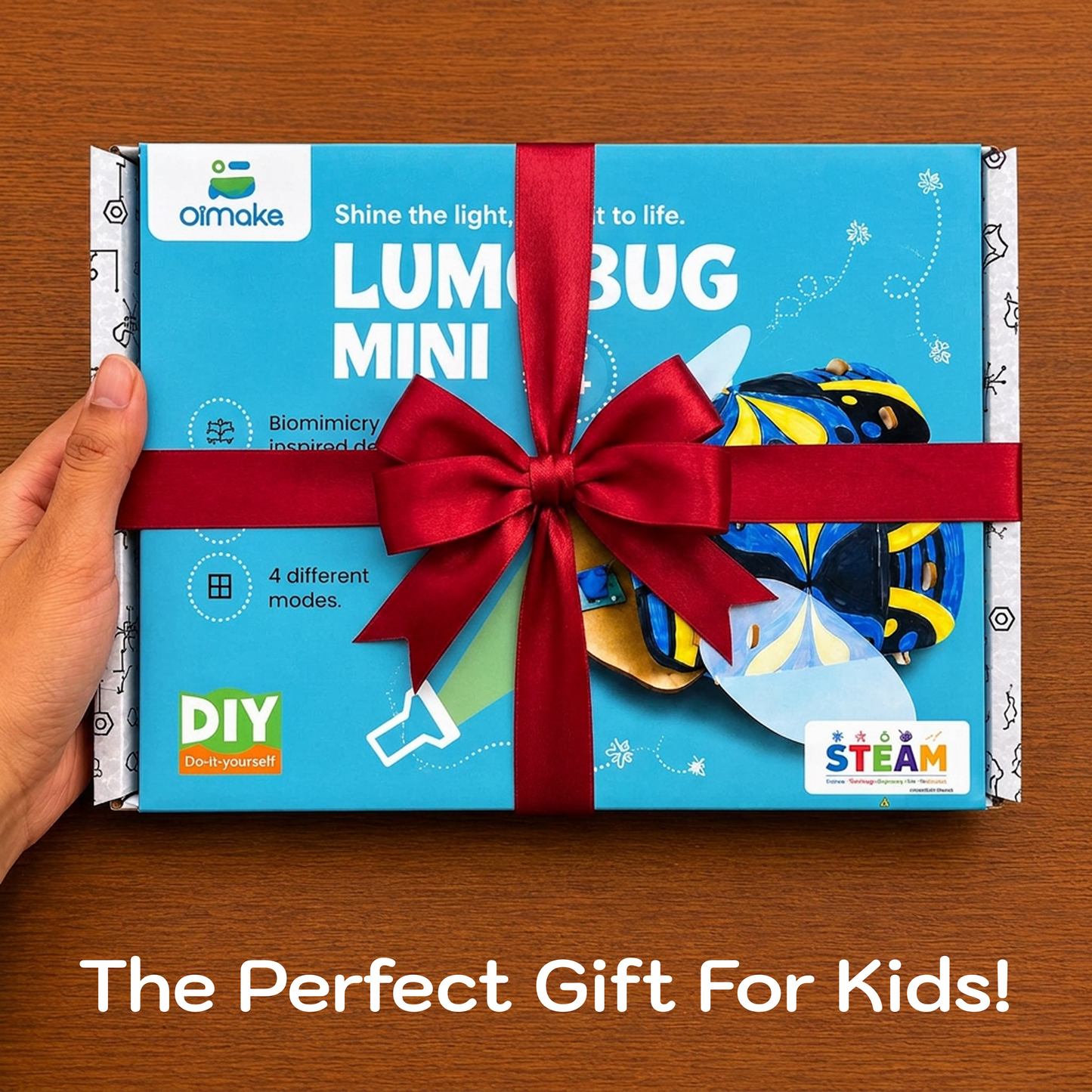 LumoBug Mini | DIY STEM Kit | 7–14 yrs | Fun with Light-Sensing Robotics