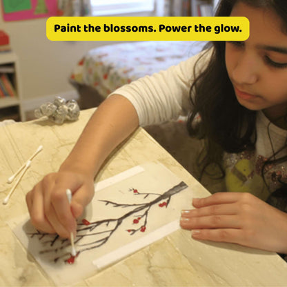 Cherry Blossom Lamp | DIY STEM Kit | 8-14 yrs | Art meets Tech