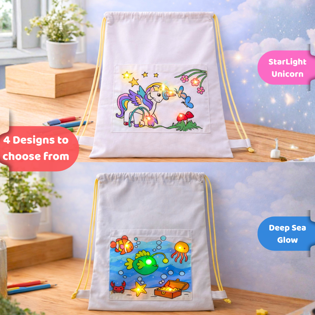 LED Light Bag | DIY STEM Kit | 8–14 yrs |  DIY Wearable Tech Kit