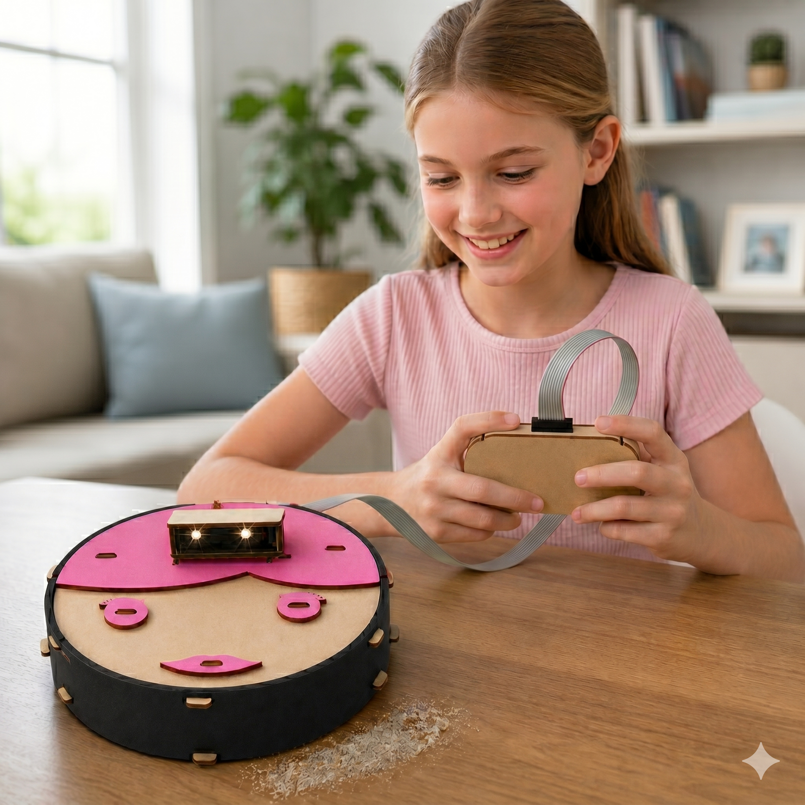 Dust Ninja Cleaning Robot | DIY Robotics Kit | 8–14 yrs | Build. Control. Clean.