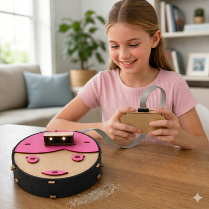 Dust Ninja Cleaning Robot | DIY Robotics Kit | 8–14 yrs | Build. Control. Clean.