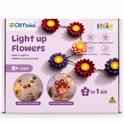 DIY Light-Up Flower Garland | STEM Kit | 6+ yrs | Art meets Electronics