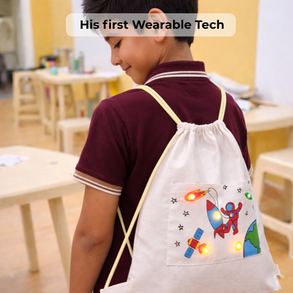 LED Light Bag | DIY STEM Kit | 8–14 yrs |  DIY Wearable Tech Kit