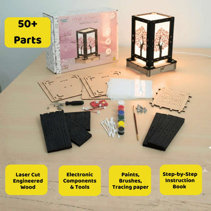 Cherry Blossom Lamp | DIY STEM Kit | 8-14 yrs | Art meets Tech