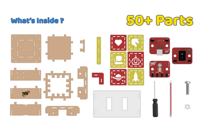 GloLamp | DIY STEM Kit | 8-14 yrs | Fun with 3-Color Light Circuits