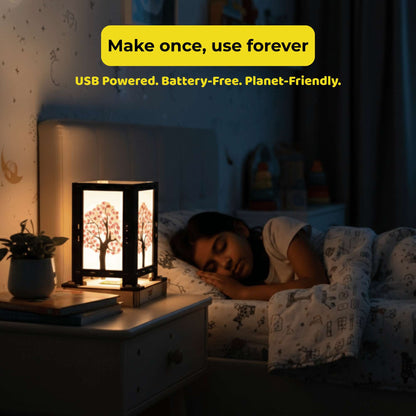 Cherry Blossom Lamp | DIY STEM Kit | 8-14 yrs | Art meets Tech