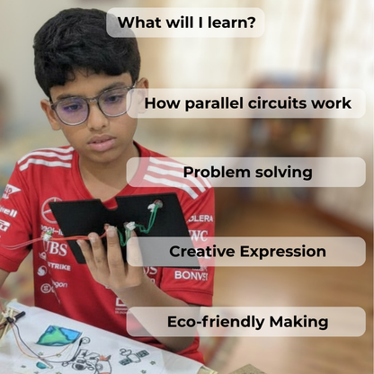 LED Light Bag | DIY STEM Kit | 8–14 yrs |  DIY Wearable Tech Kit