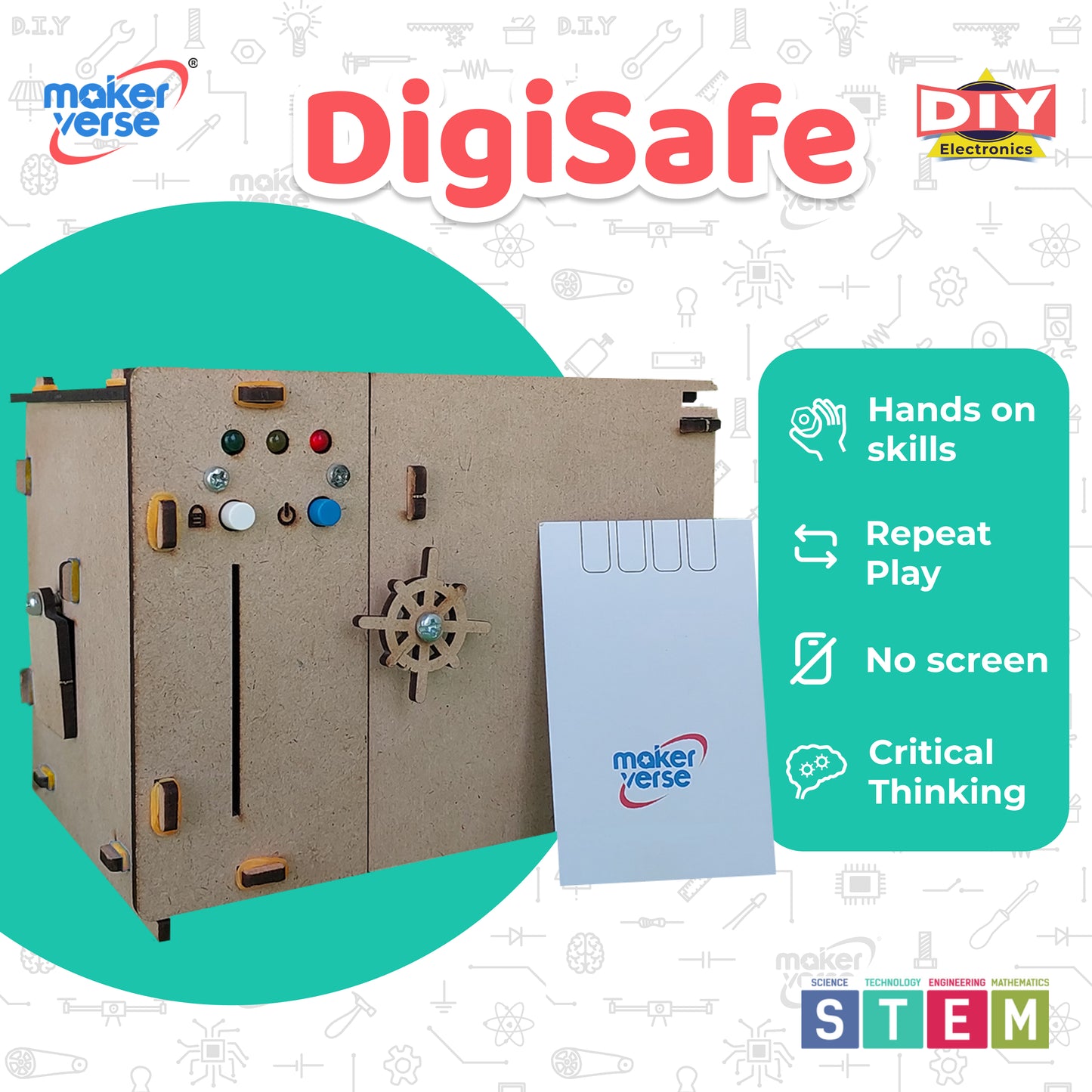 DigiSafe | DIY STEM Kit | 8 - 14 yrs | Fun with Digital Security
