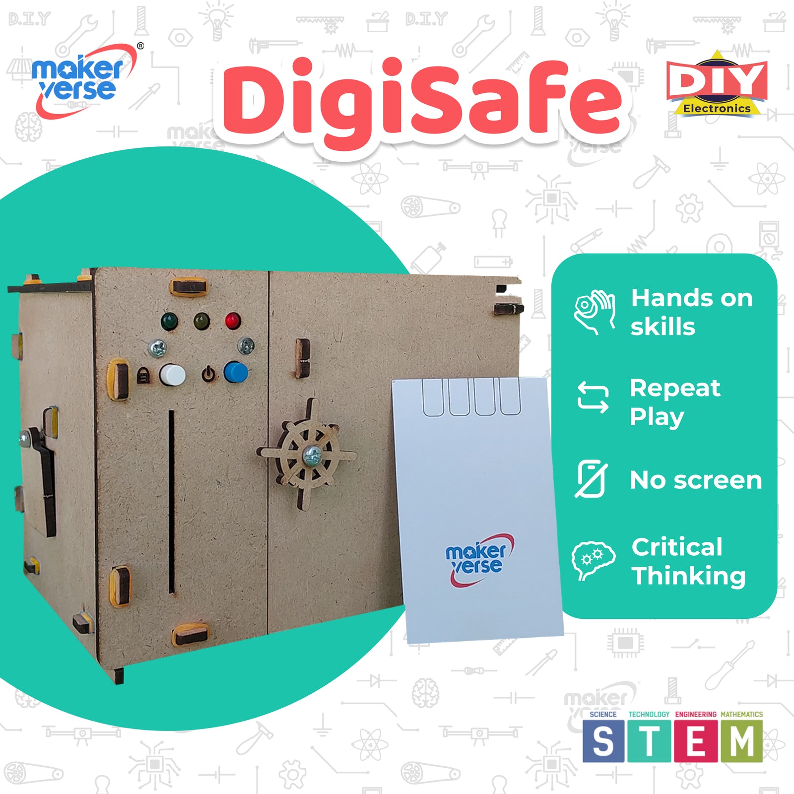 DigiSafe | DIY STEM Kit | 8 - 14 yrs | Fun with Digital Security