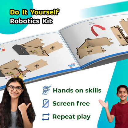 SweepoBot | DIY STEM Kit | 8-14 yrs | Your Sidekick for a Cleaner Room