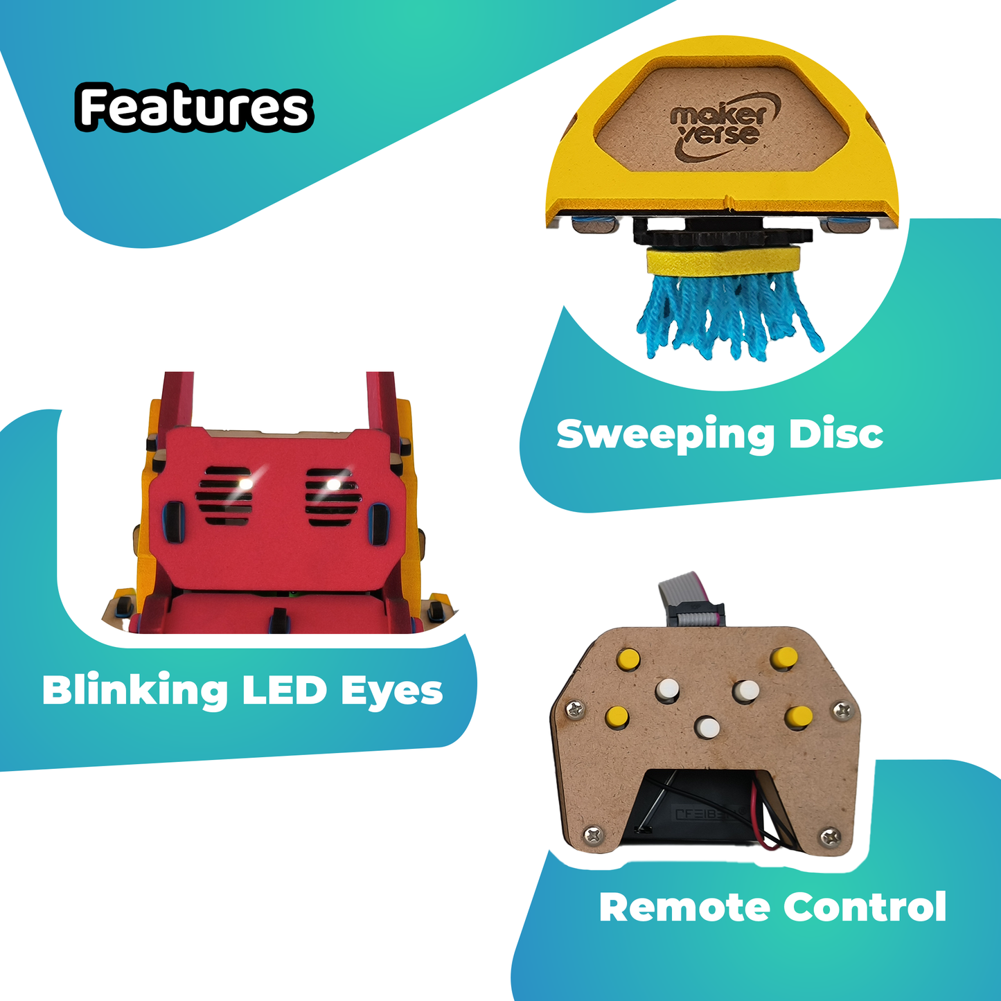 SweepoBot | DIY STEM Kit | 8-14 yrs | Your Sidekick for a Cleaner Room