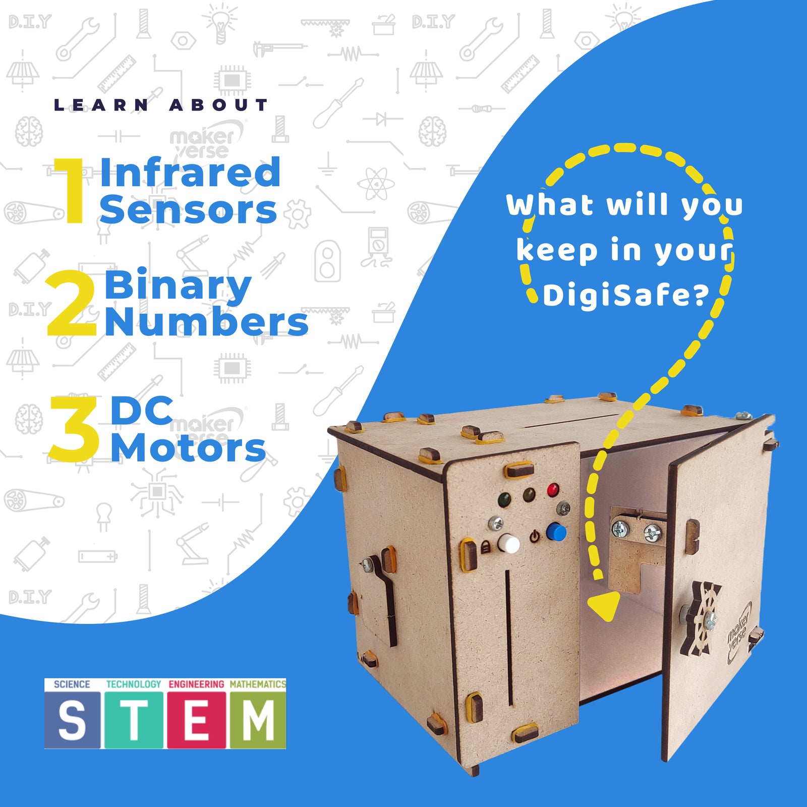 DigiSafe | DIY STEM Kit | 8 - 14 yrs | Fun with Digital Security