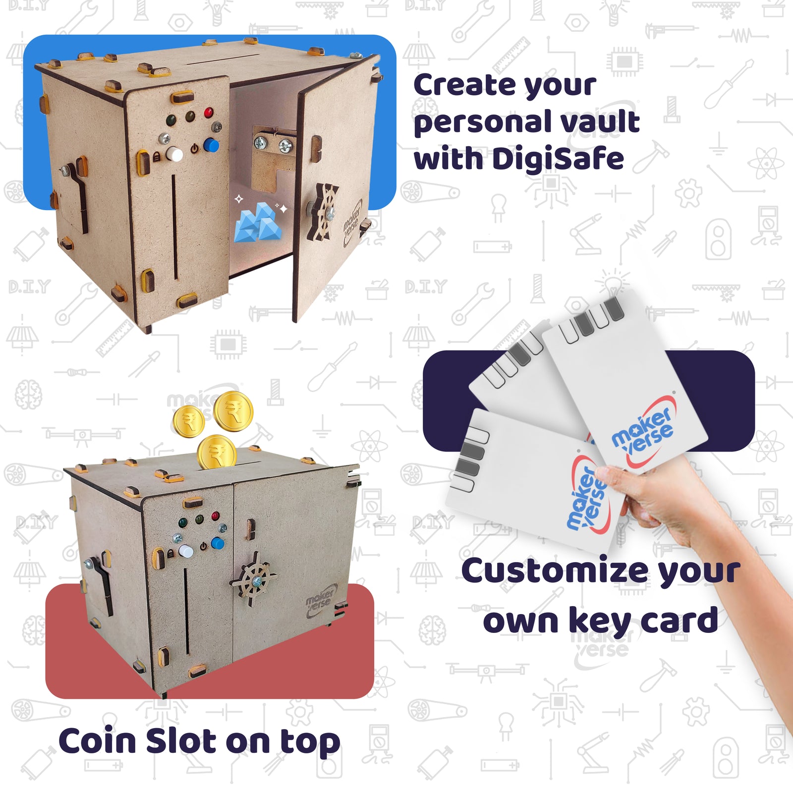 DigiSafe | DIY STEM Kit | 8 - 14 yrs | Fun with Digital Security