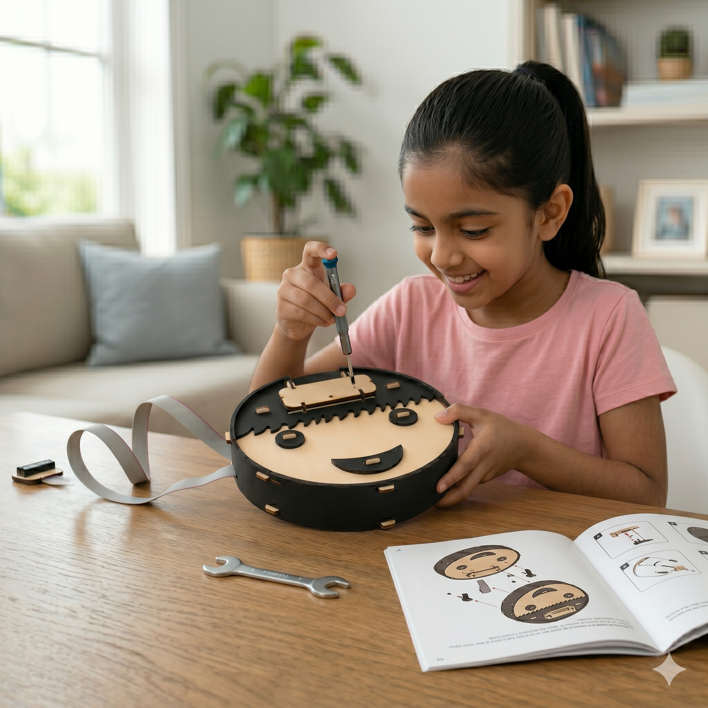 Dust Ninja Cleaning Robot | DIY Robotics Kit | 8–14 yrs | Build. Control. Clean.