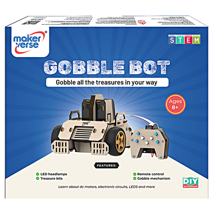 GobbleBot | DIY STEM Kit | 8-14 yrs | Fun with Remote Control Robotics