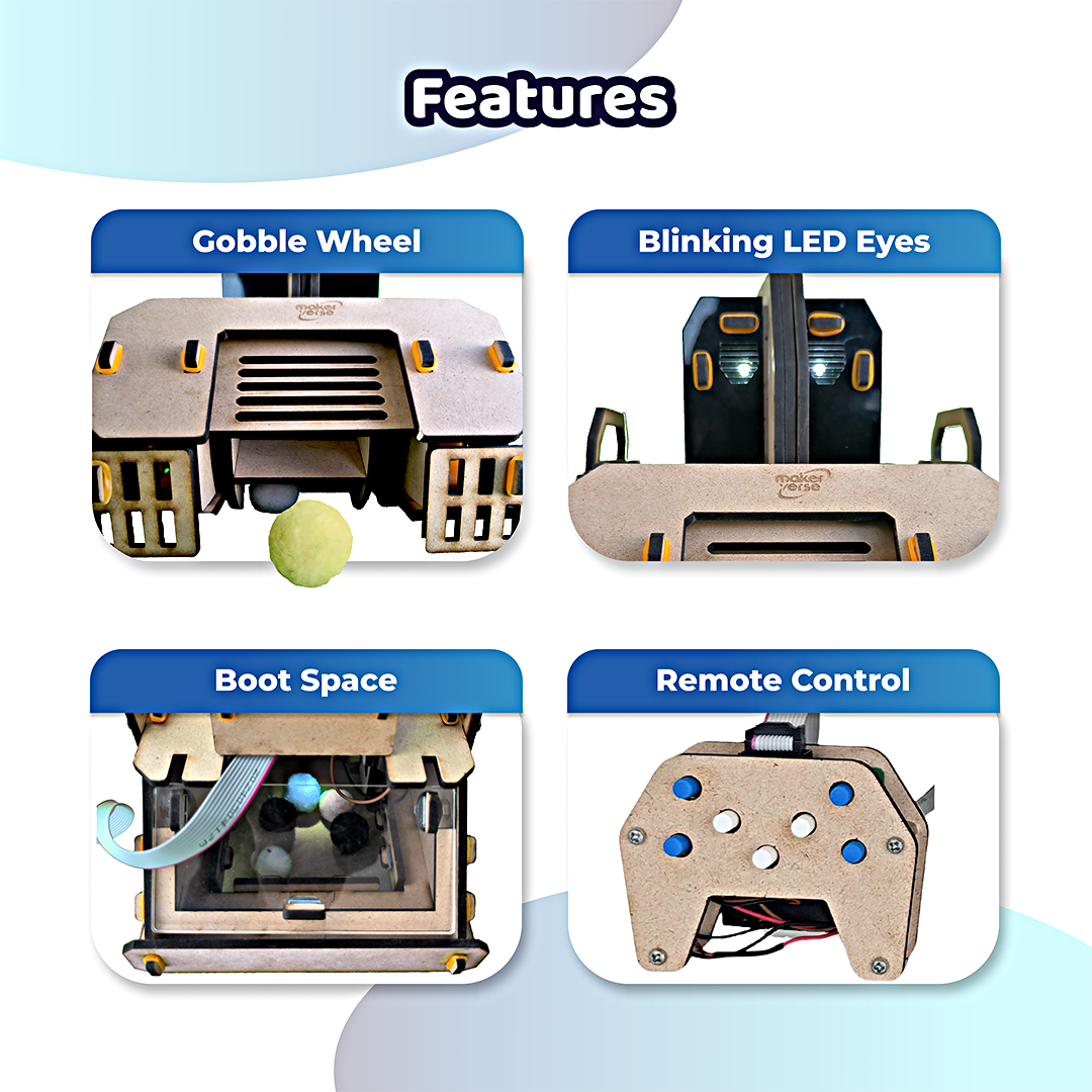 GobbleBot | DIY STEM Kit | 8-14 yrs | Fun with Remote Control Robotics