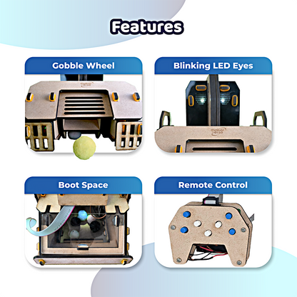 GobbleBot | DIY STEM Kit | 8-14 yrs | Fun with Remote Control Robotics