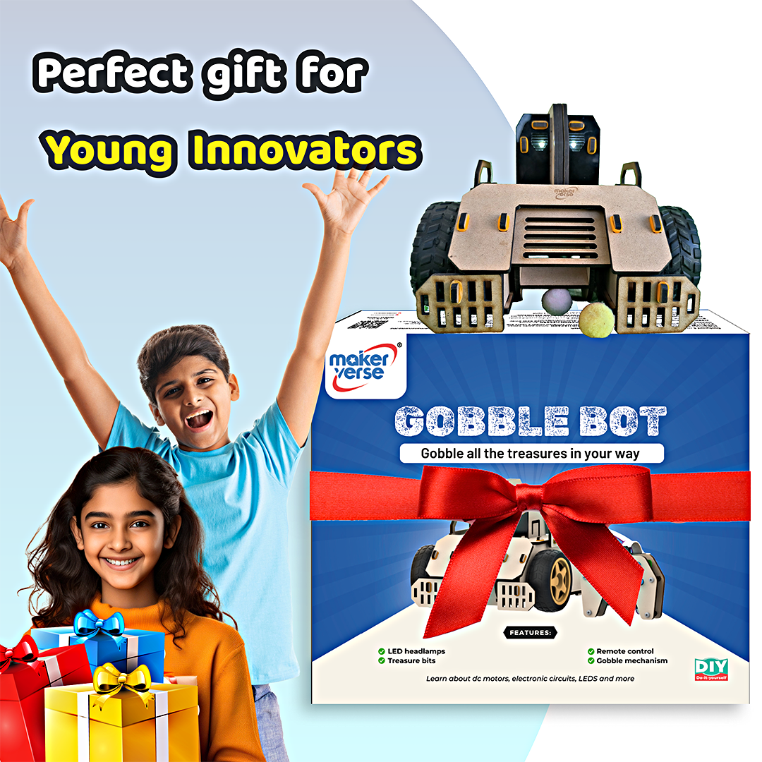 GobbleBot | DIY STEM Kit | 8-14 yrs | Fun with Remote Control Robotics