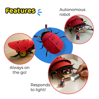 Lumobug | DIY STEM Kit | 8+ yrs | Fun with Bio-Inspired Robotics