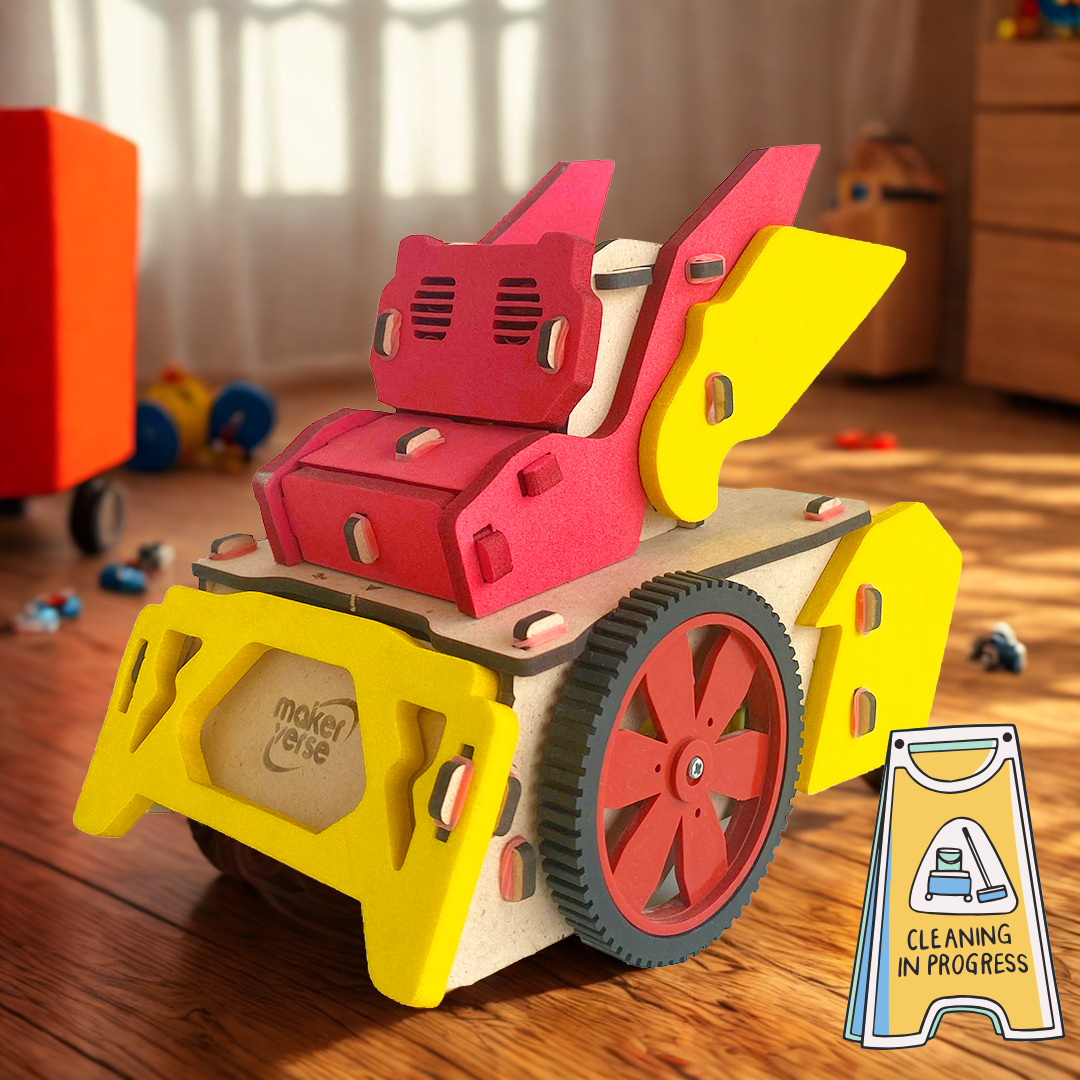 SweepoBot | DIY STEM Kit | 8-14 yrs | Your Sidekick for a Cleaner Room