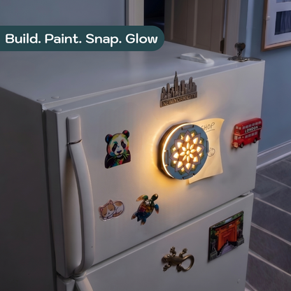 Light-Up Fridge Magnet | DIY STEM Kit | 8+ yrs | Art meets Electronics